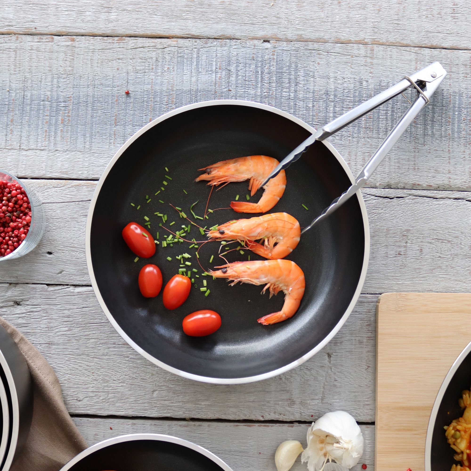 Batterie de cuisine 8 pièces aluminium - tous feux IRIS