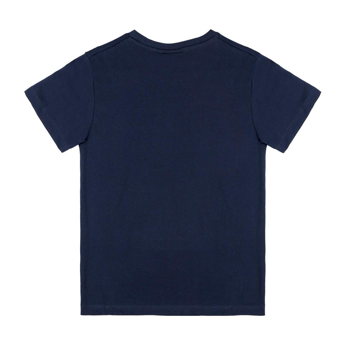 Leone Denim Camiseta de algodón azul para niño