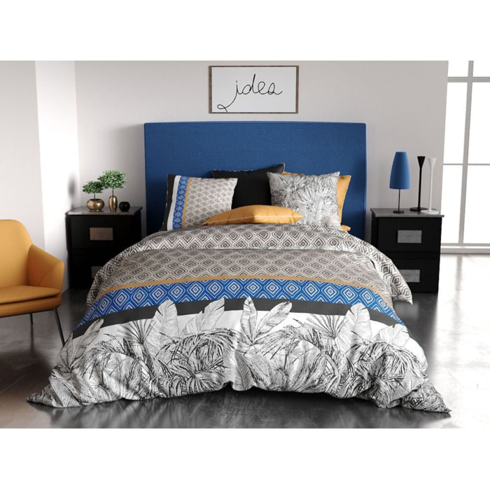 Parure Housse De Couette 3pcs 100% coton 57fils Toki