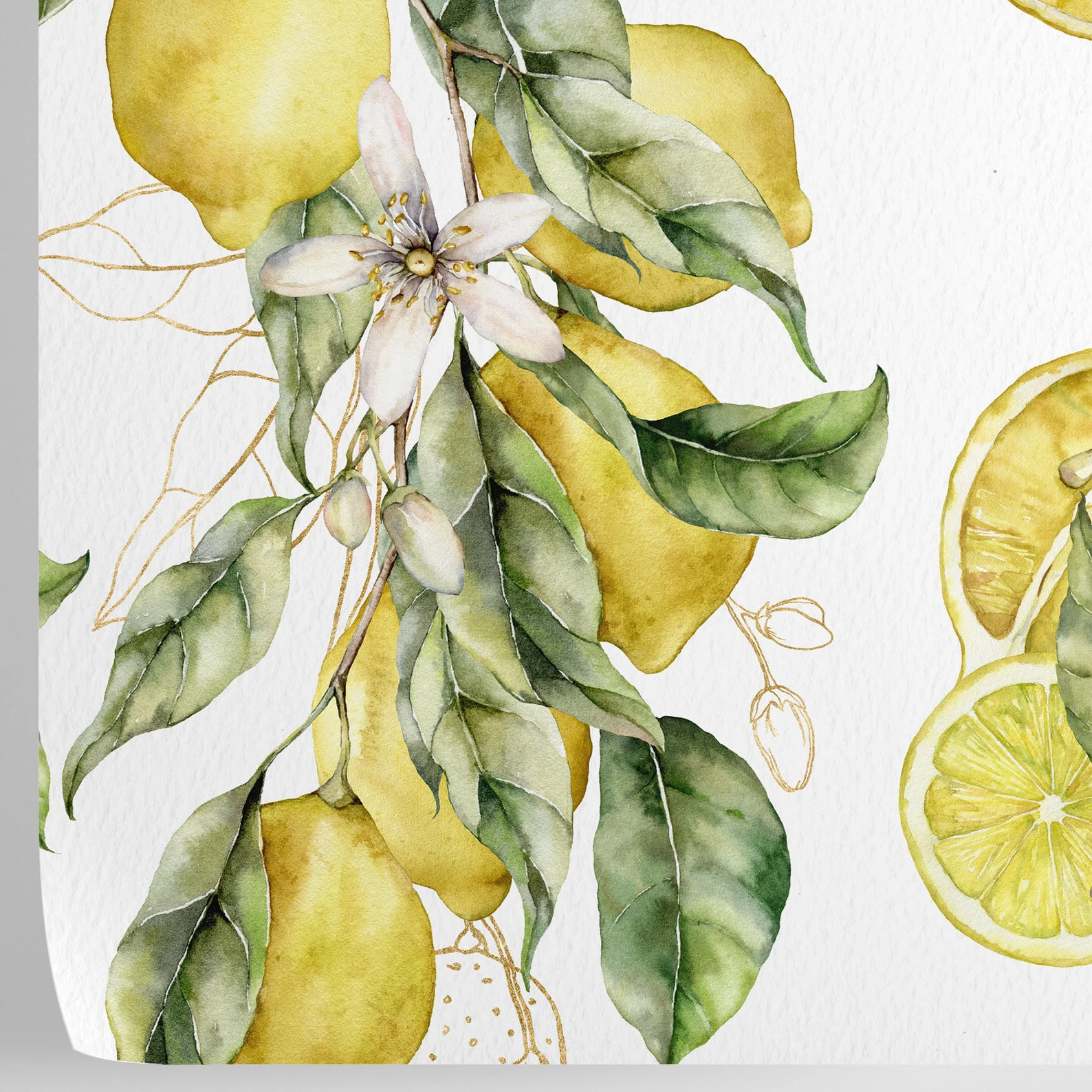 Carta da Parati Limoni