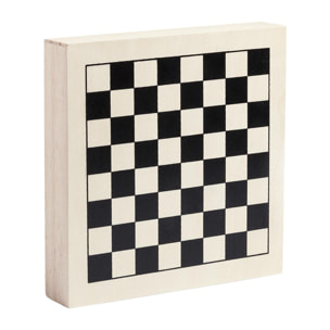 Xigral, set da gioco in legno. Include mikado, scacchi, dama e domino.