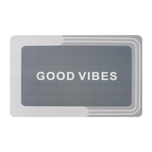 Tappeto Bagno, Tappeto Doccia Antiscivolo, Assorbente, Lavabile, 50x80 cm, Tappetino Magico per Bagno e Cucina. Modello: Good Vibes