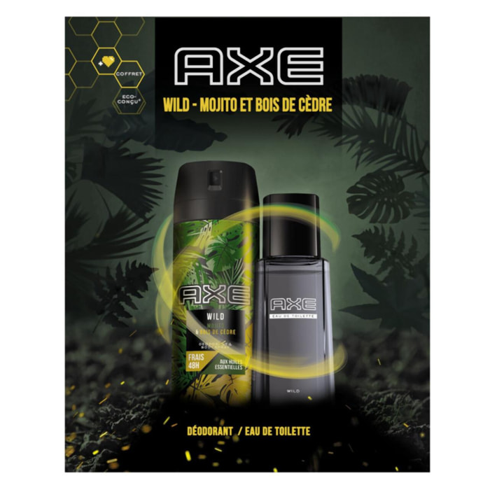 AXE Coffret Wild Eau de Toilette 100ml & Déodorant 150ml