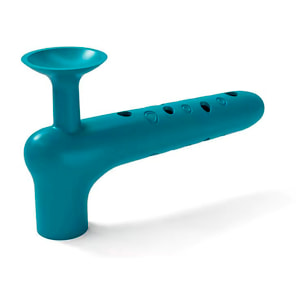 Funda de silicona para manilla de puerta con ventosa trasera que evita golpes y permite mantener la puerta abierta.