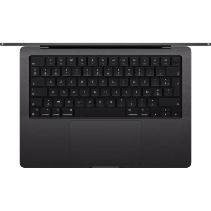 Ordinateur Apple MACBOOK Pro 14" Puce M4 Pro CPU 14 / GPU 20 coeurs Mémoire RAM 48Go Stockage 2To SSD XDR Noir sidéral