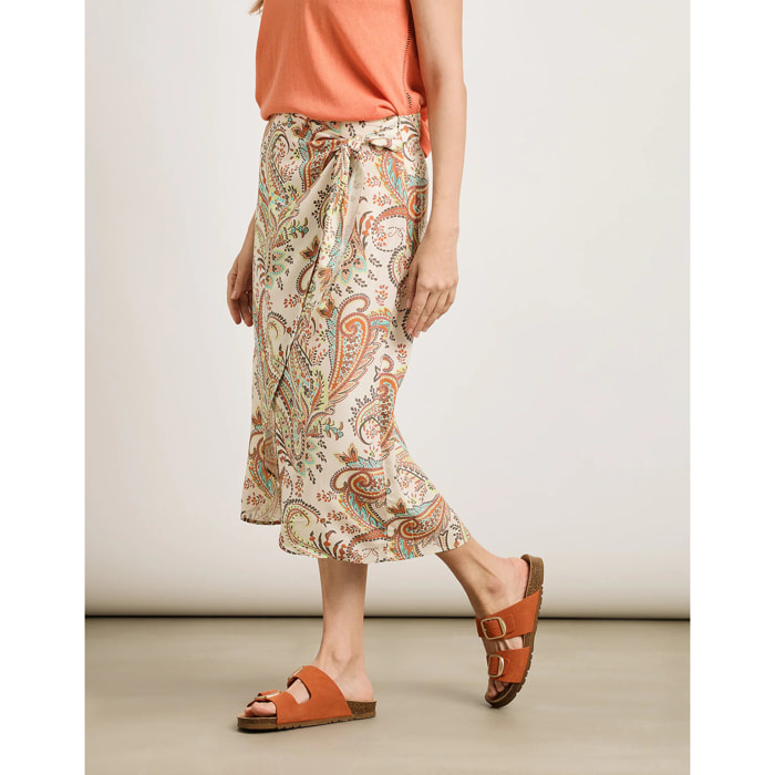 Falda Midi Multicolor - Grilix