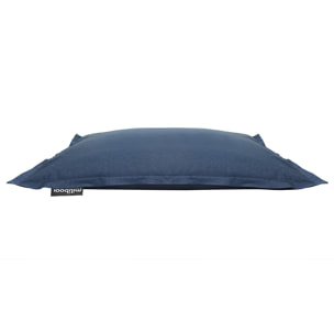 Housse de pouf géant en coton bleu jean BIG MILIBAG