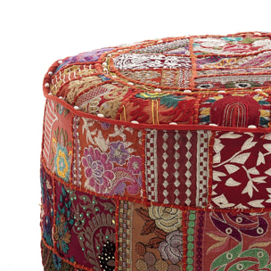 Tomasucci Pouf rond YARA RED PATCH Rouge