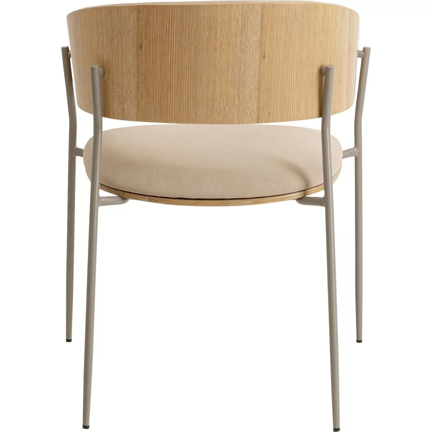 Chaise avec accoudoirs Cindy chêne Kare Design
