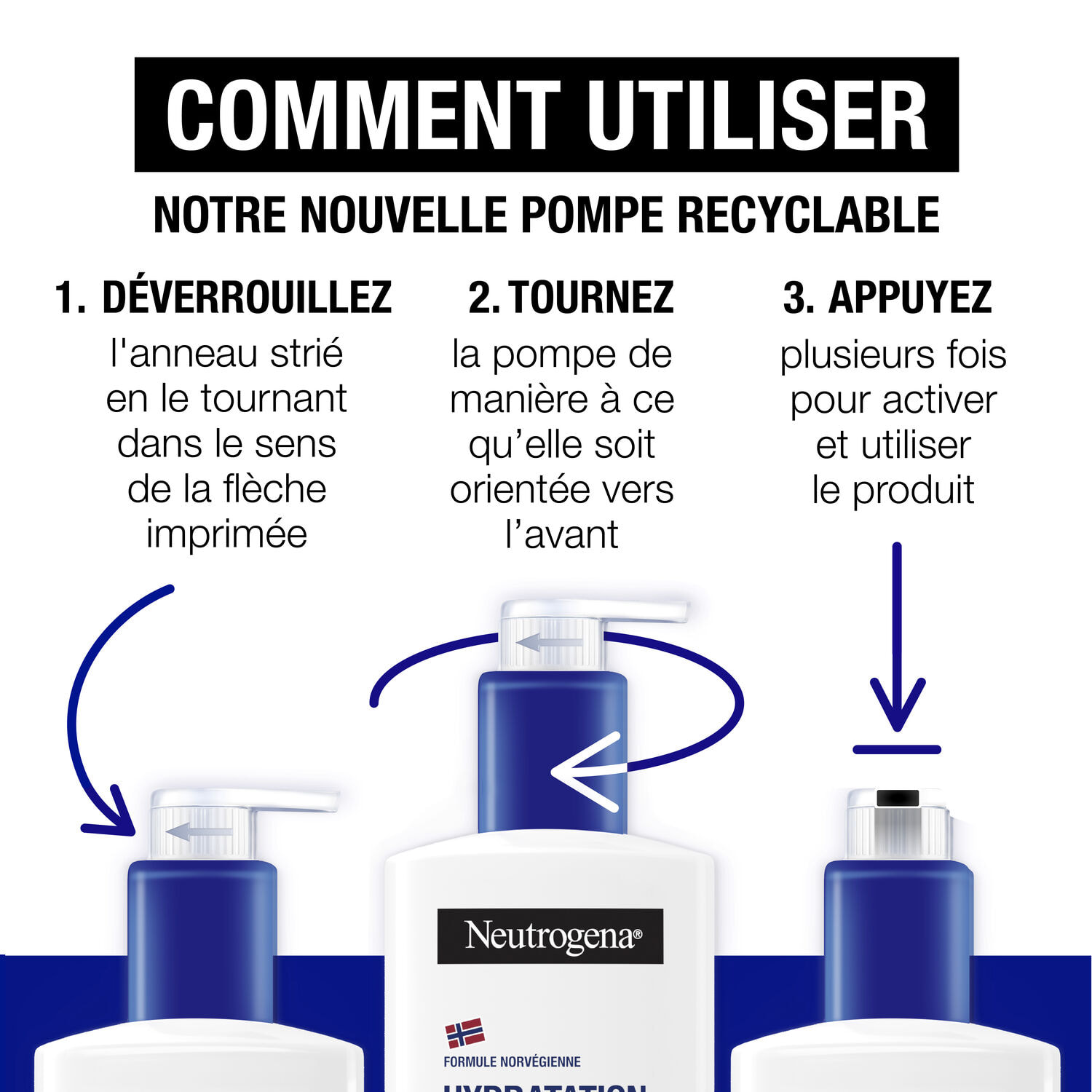 Hydratation Profonde 72h - NEUTROGENA® Lait Corps 400 ml