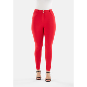 Pantaloni push up WR.UP® curvy gamba superskinny in cotone