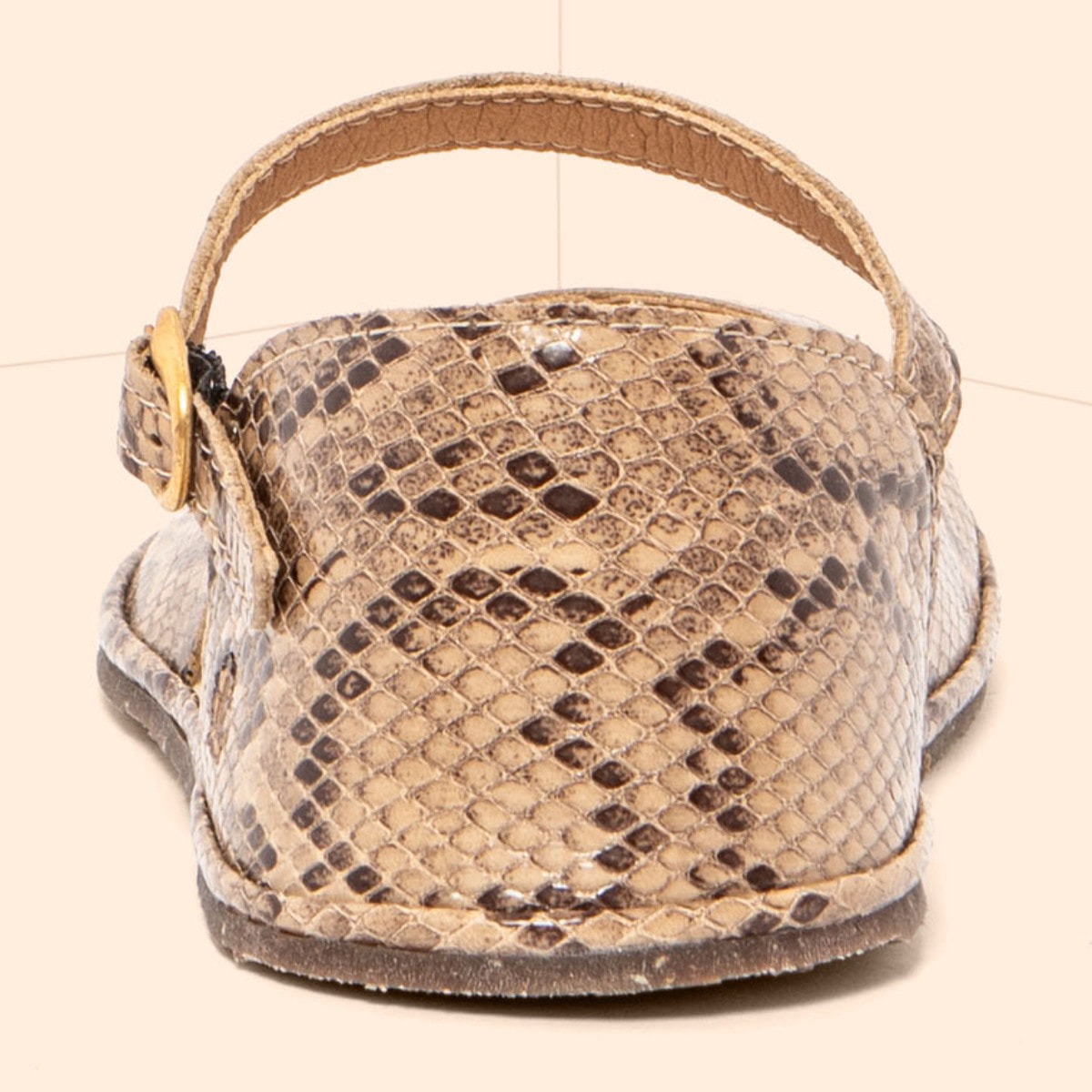 Sandalias N5683 SNAKE BEIG/ BARE SANDALS color Beig