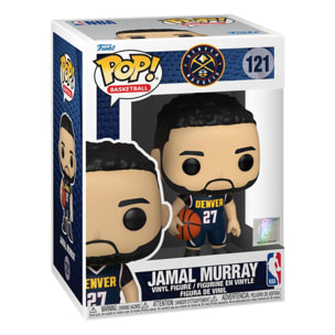 Nba Legends Denver Nuggets Pop! Sports Vinile Figura Jamal Murray (dark Blue Jersey) 9 Cm Funko