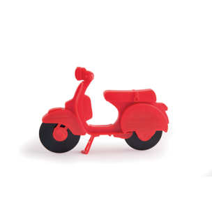 Coupe-pizza Excelsa- Scooter, Acier Rouge