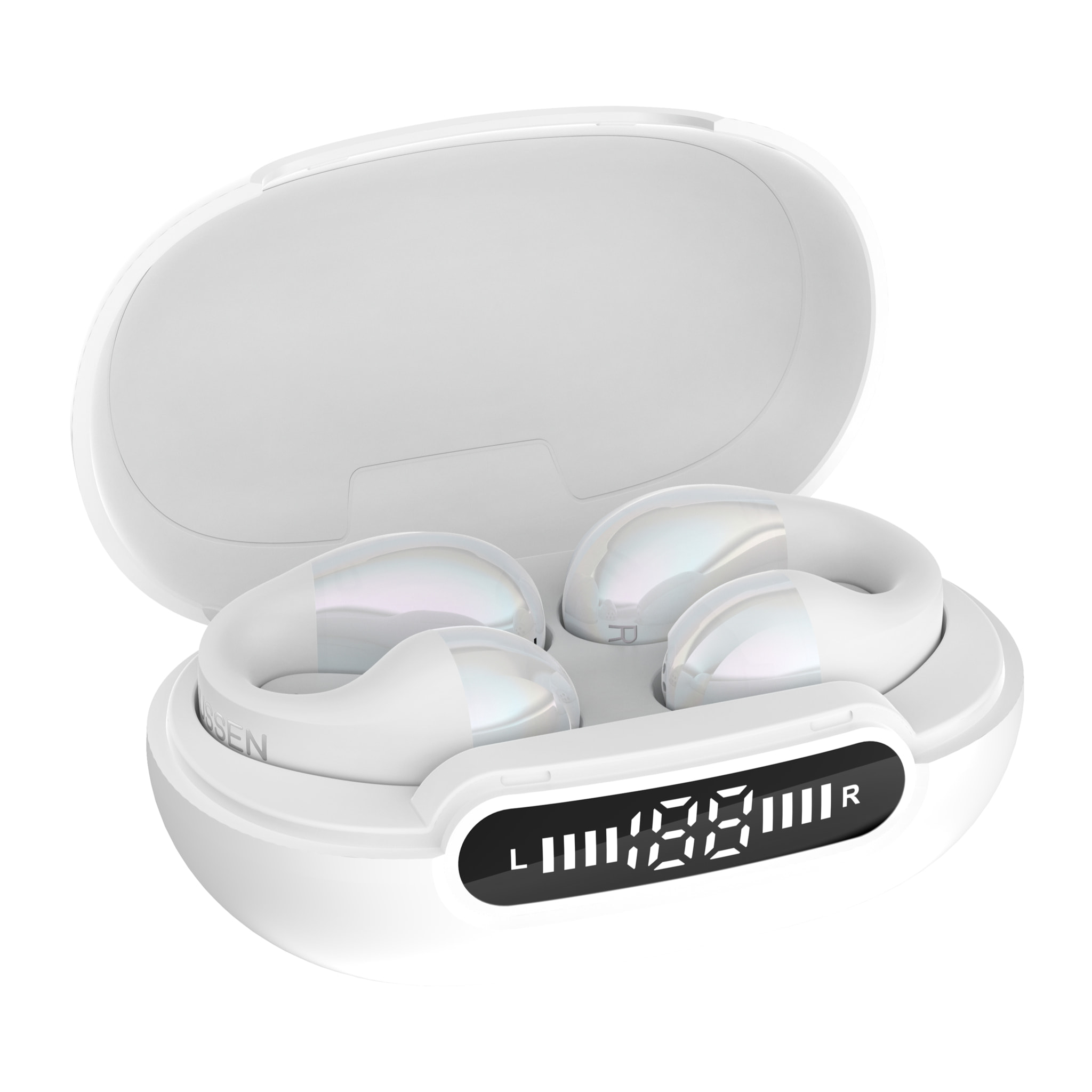 AURICOLARI AD ANELLO MAGNUSSEN M28 in bianco