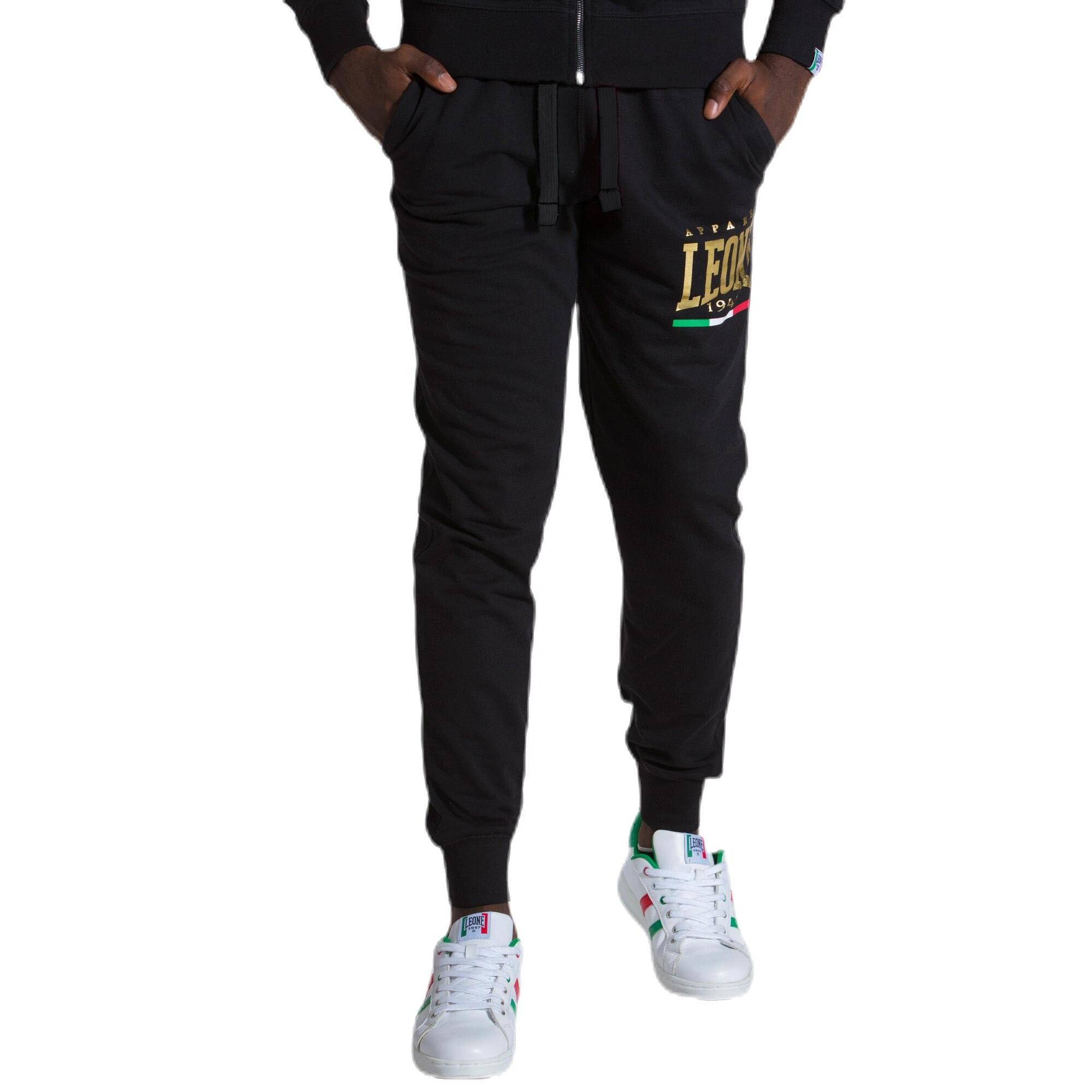 Pantalones deportivos dorados para hombre.