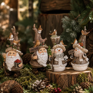 Gnomi con albero natale - Pezzi 1 - MARRONE - Bianchi Dino SpA
