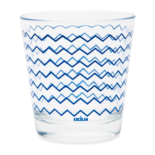 Set 6 Bicchieri Excelsa – Enjoy, Vetro Blu