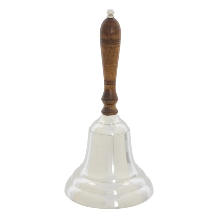 Cloche déco Johan H.46,5cm argent