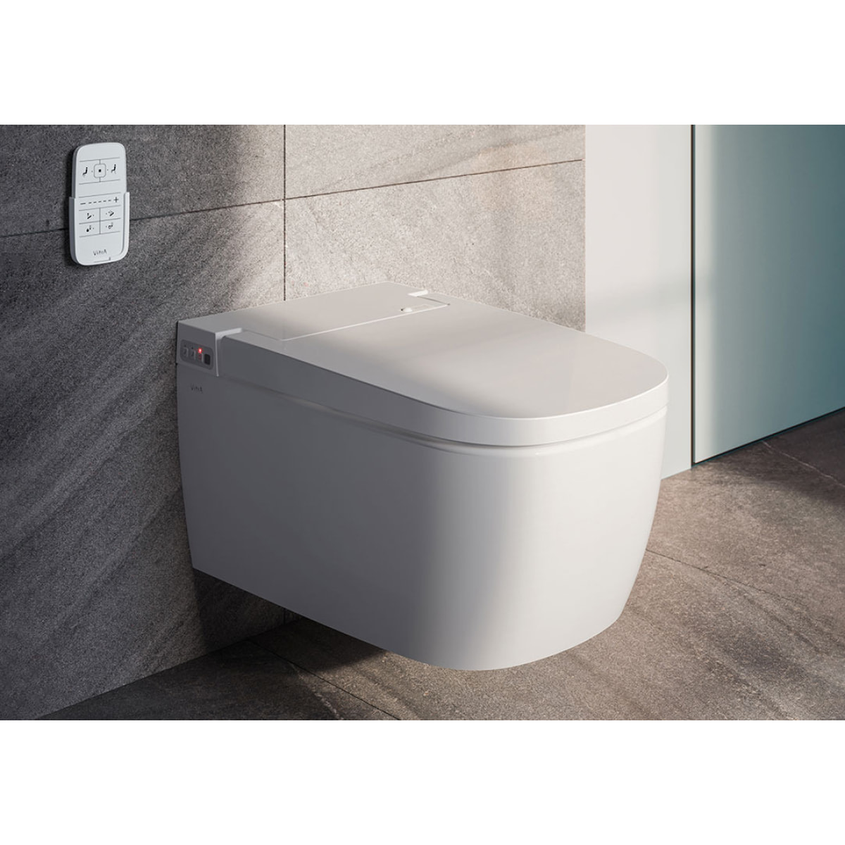 V-Care 1.1 Smart Essential WC lavant avec commande à distance + Fonctions personnalisables, 100% hygiénique (5674B003-6193)