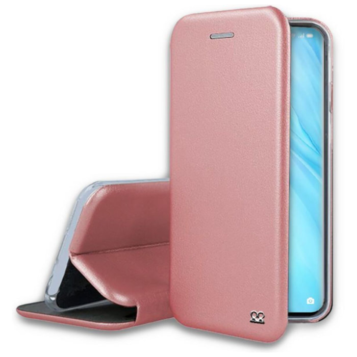 Etui IBROZ Oppo Reno 4 Pro Cuir rose gold