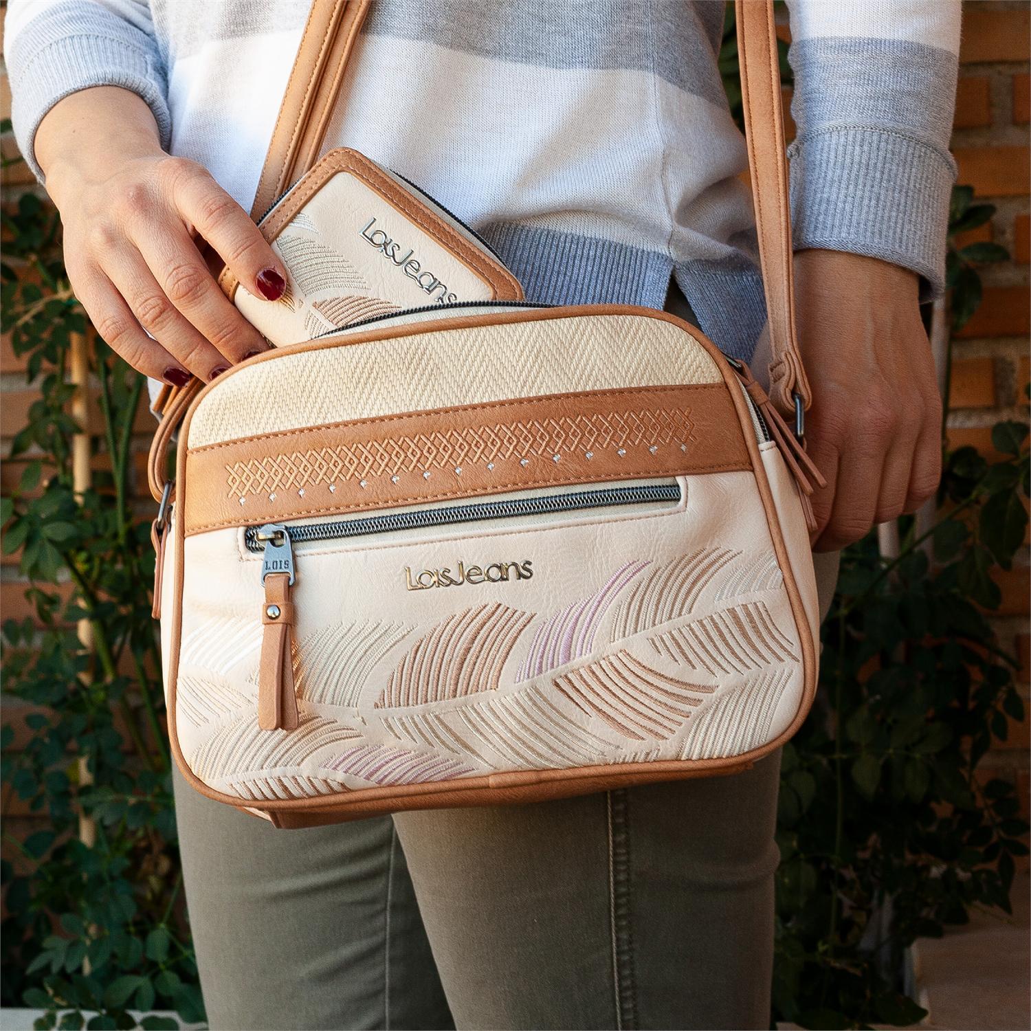 Bolso Bandolera Skpat Galatea Beige