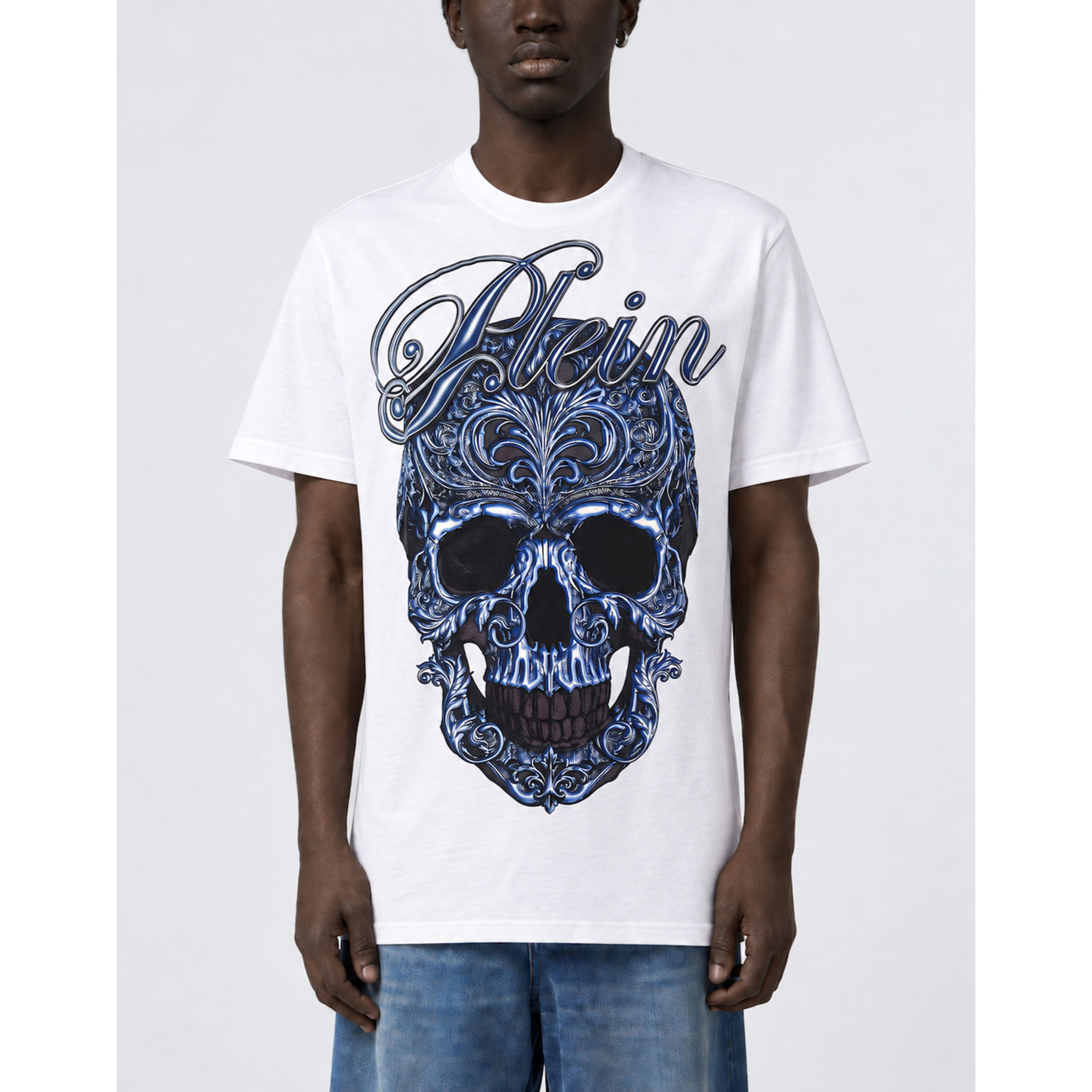 PHILIPP PLEIN T-shirt girocollo a maniche corte SKULL
