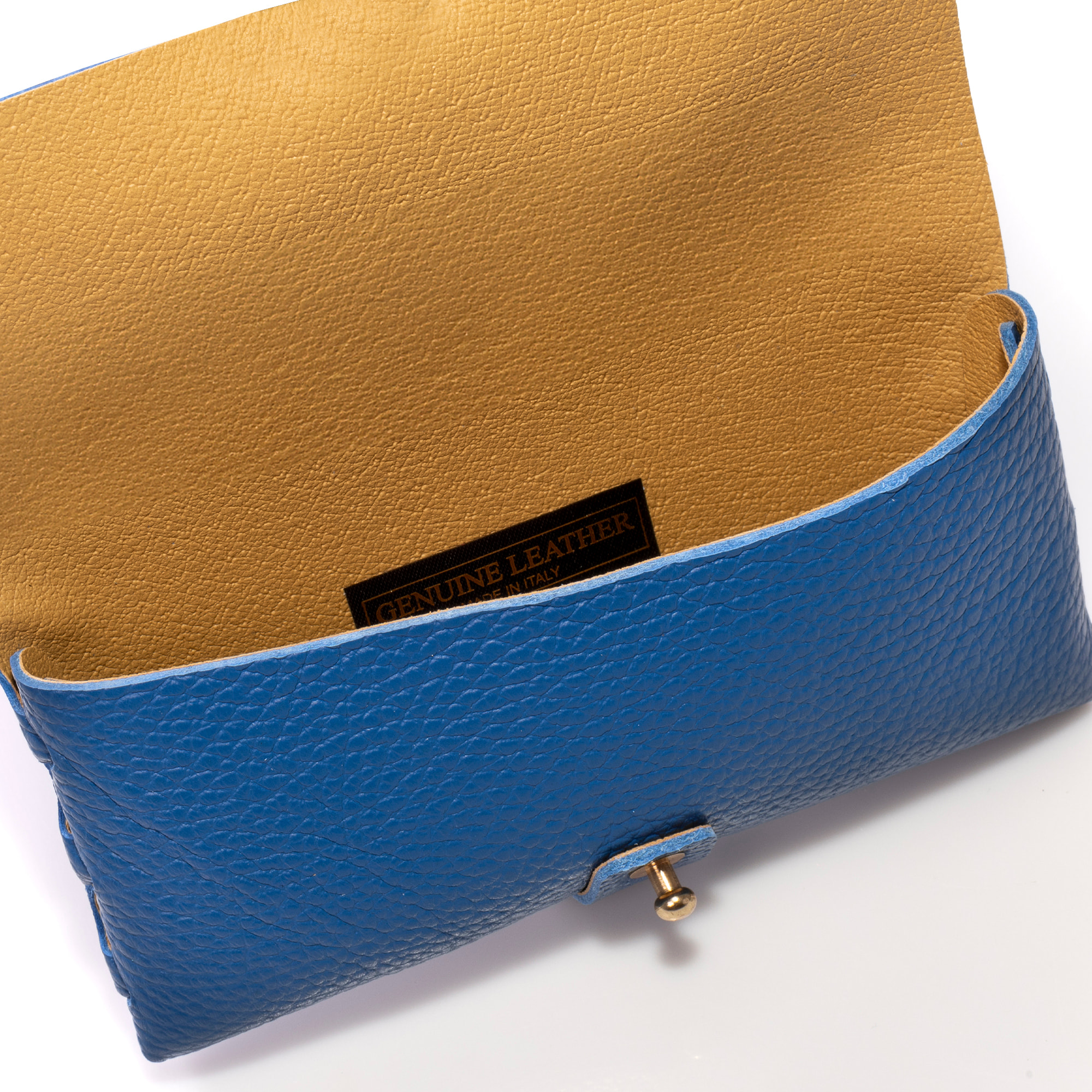 Argelato mini bolso de mano / cartera mujer. Piel auténtica Dollaro.