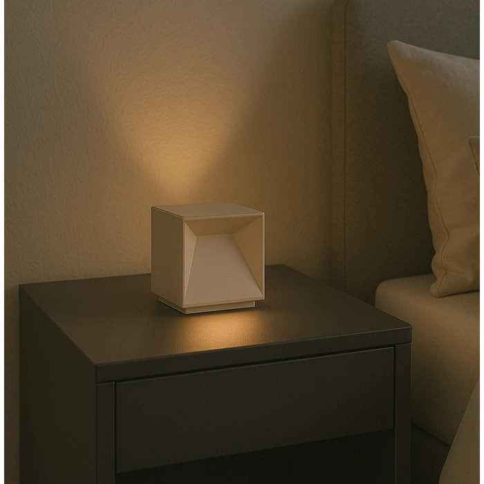 Lampe chevet sans fil CUBOX H10CM