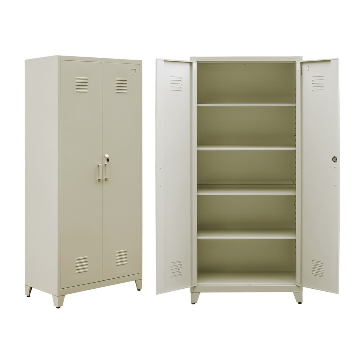 Libreria 5 ripiani color bianco opaco 60x30x189 cm - Buz