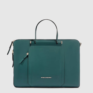 Piquadro Sac à ordinateur mince femme avec compartiment pour iPad®, protections antichoc et RFID