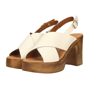 Sandali Donna Tata Italia Bianco