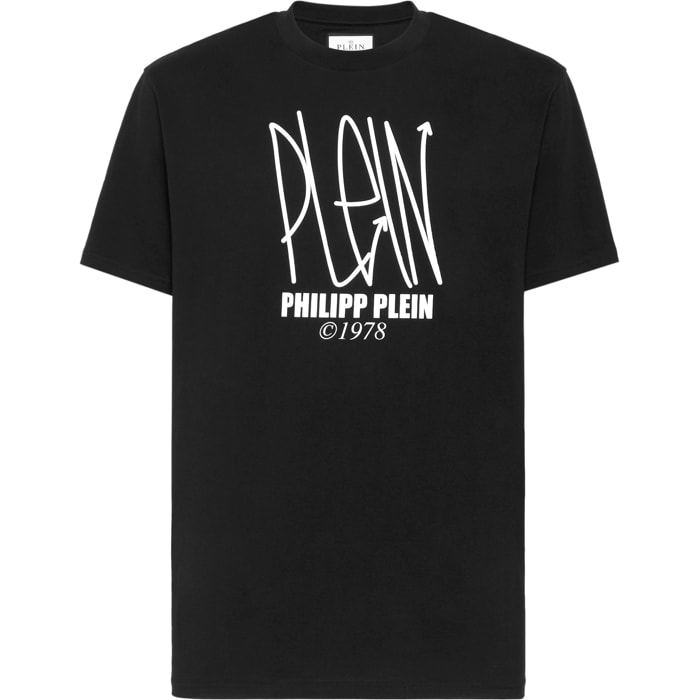 PHILIPP PLEIN T-Shirt Round Neck SKULL