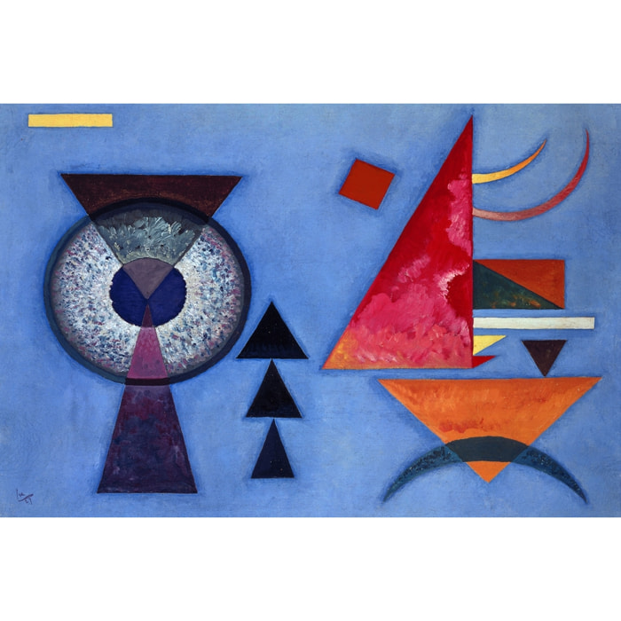 Tableau art classique par Kandinsky Soft Hard Tableau plexiglas