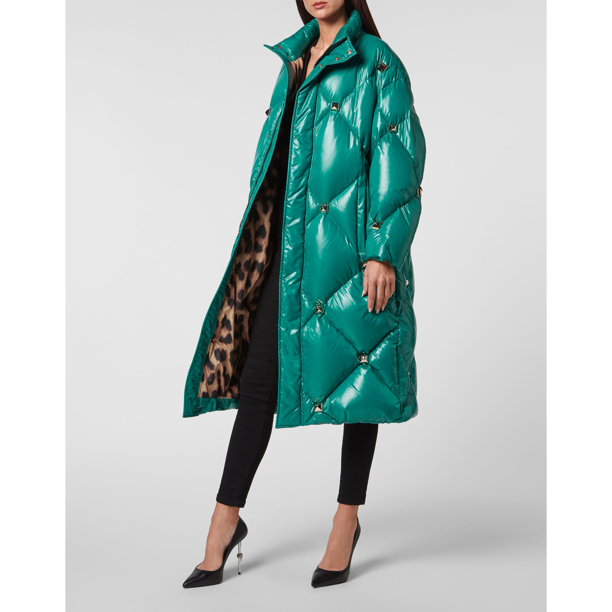 PHILIPP PLEIN Long Down Jacket