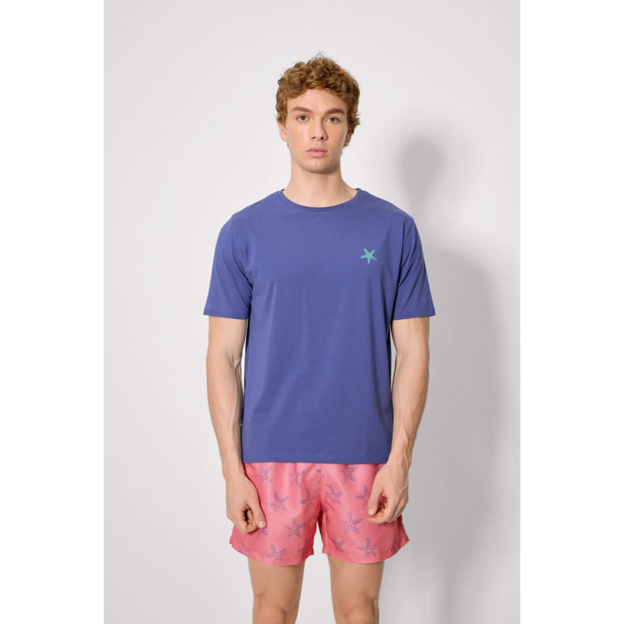 T-shirt a maniche corte Blu