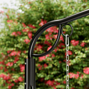 Soporte para Columpio de Metal Estructura de Columpio Resistente con Patas en Forma de A Carga 220 kg para Jardín Parque Patio Porche 172x126x170 cm Bronce