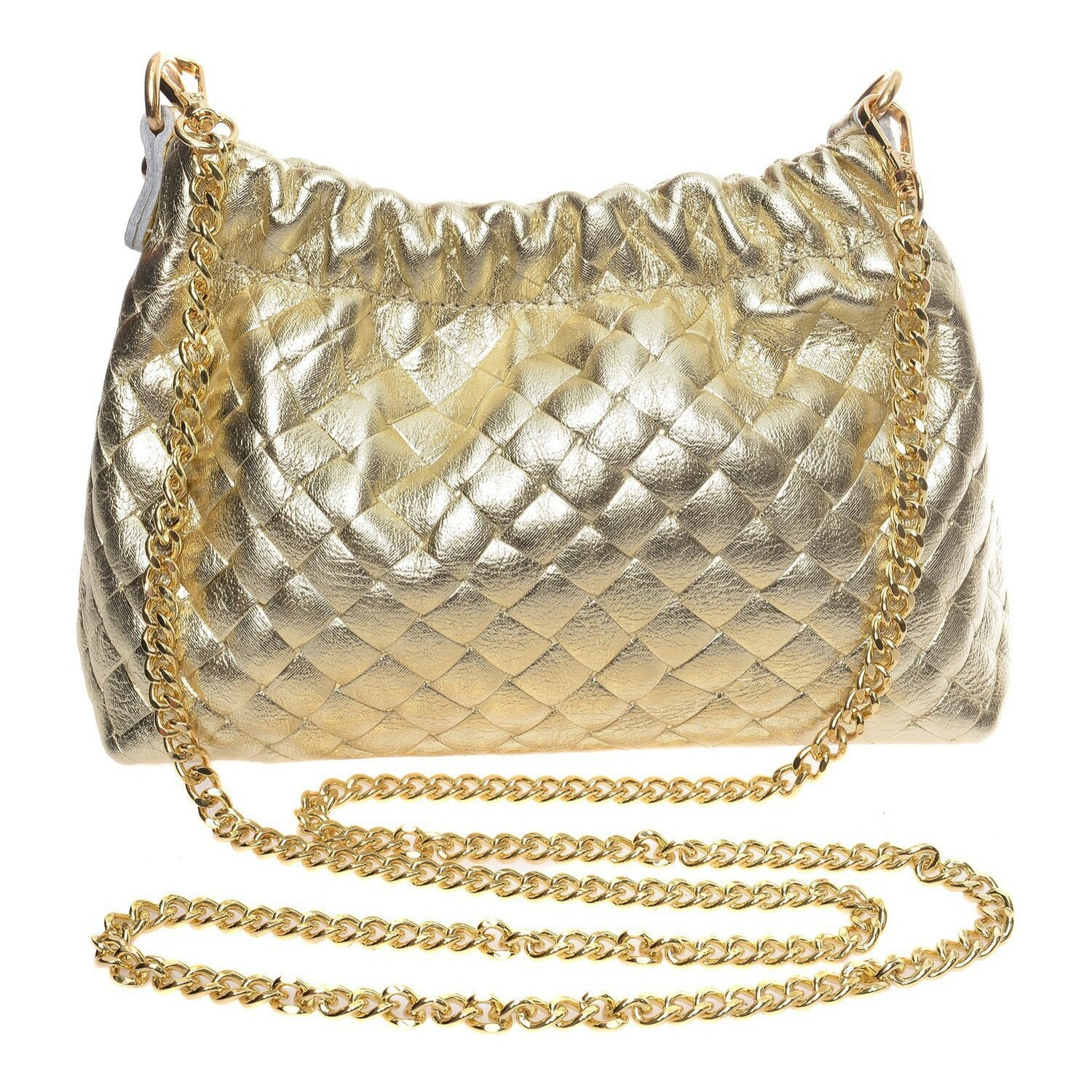 Borsa a spalla Anna Luchini Dorato