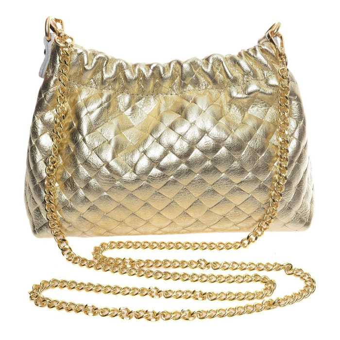Borsa a spalla Anna Luchini Dorato