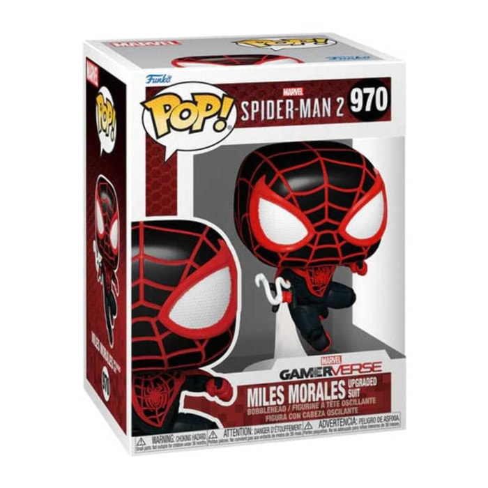 Spider-man 2 Pop! Games Figure in Vinile Miles Morales 9 Cm Funko