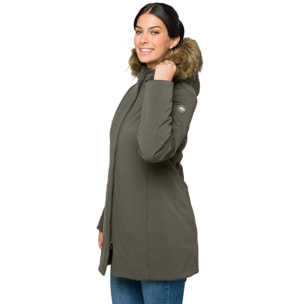 Chaqueta Hot Buttered térmica impermeable Dahlia verde militar