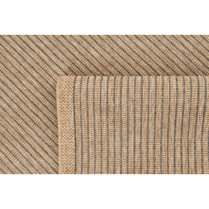 Tapis effet toille de jute