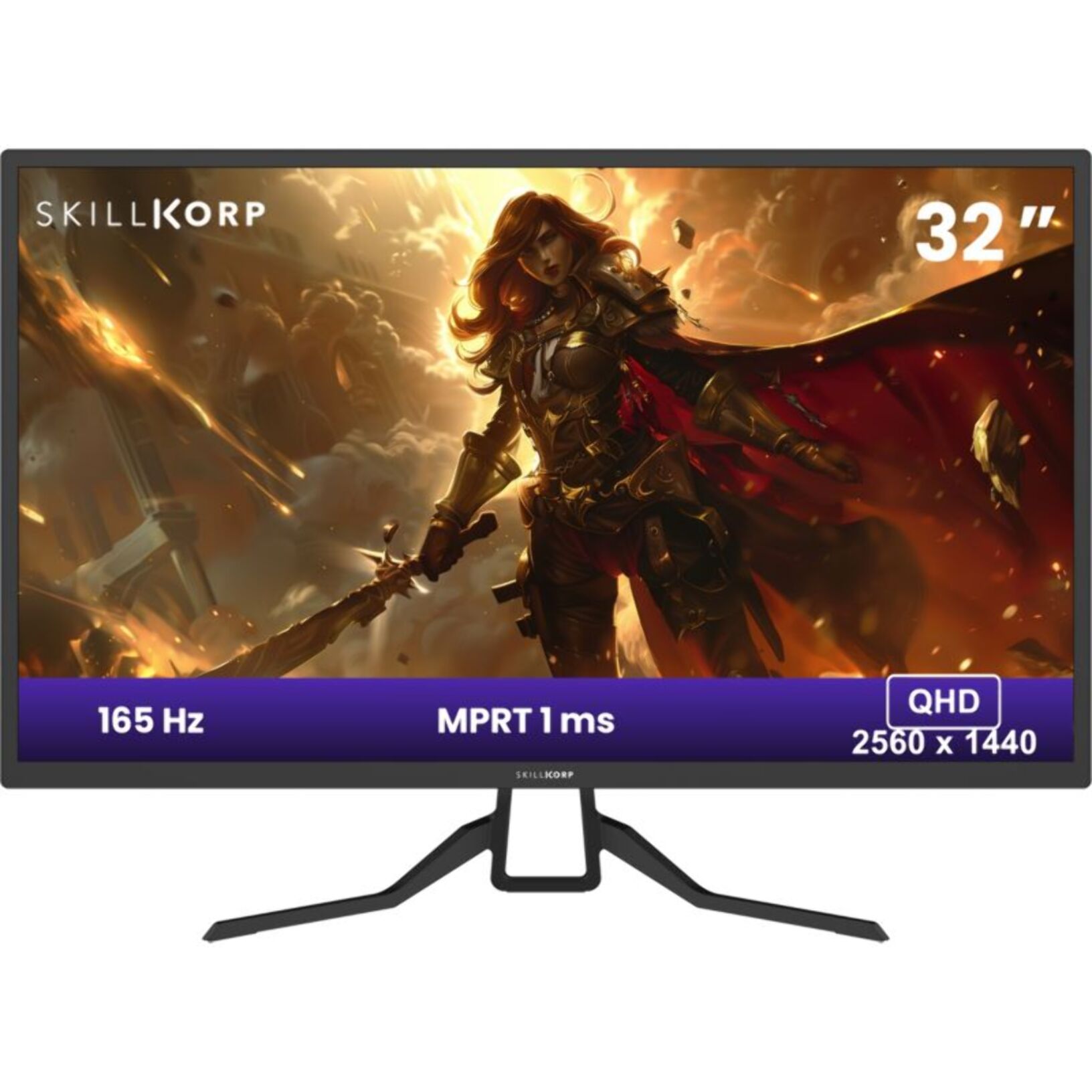Ecran PC Gamer SKILLKORP M32 Plat 32'' VA