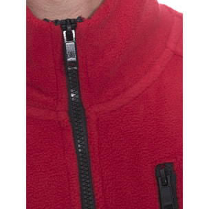 Leone 1947 Apparel Chaqueta de hombre Micro Polar, con cuello alto y media cremallera