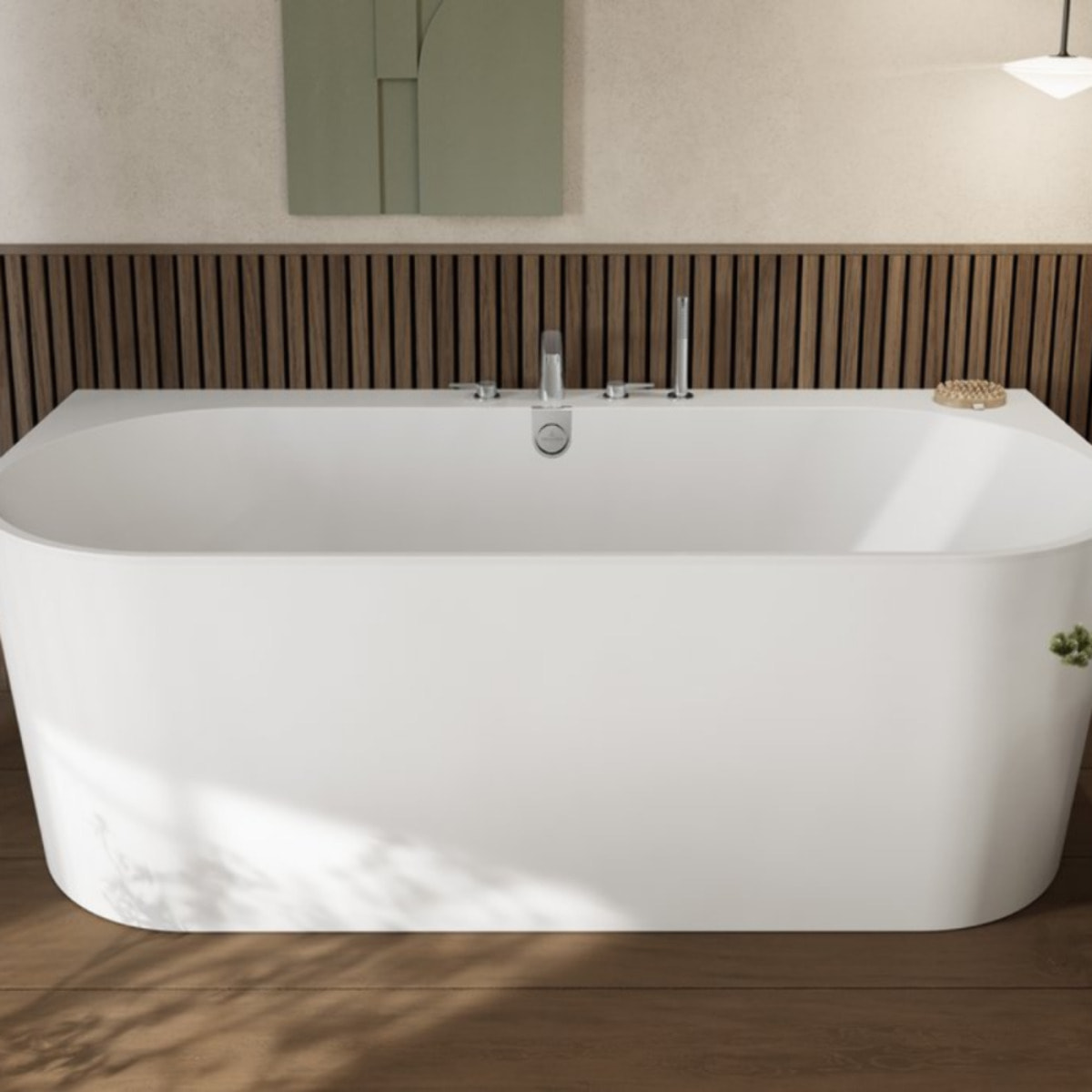 Baignoire îlot 180 x 80 VILLEROY & BOCH Oberon 2.0 blanc mat