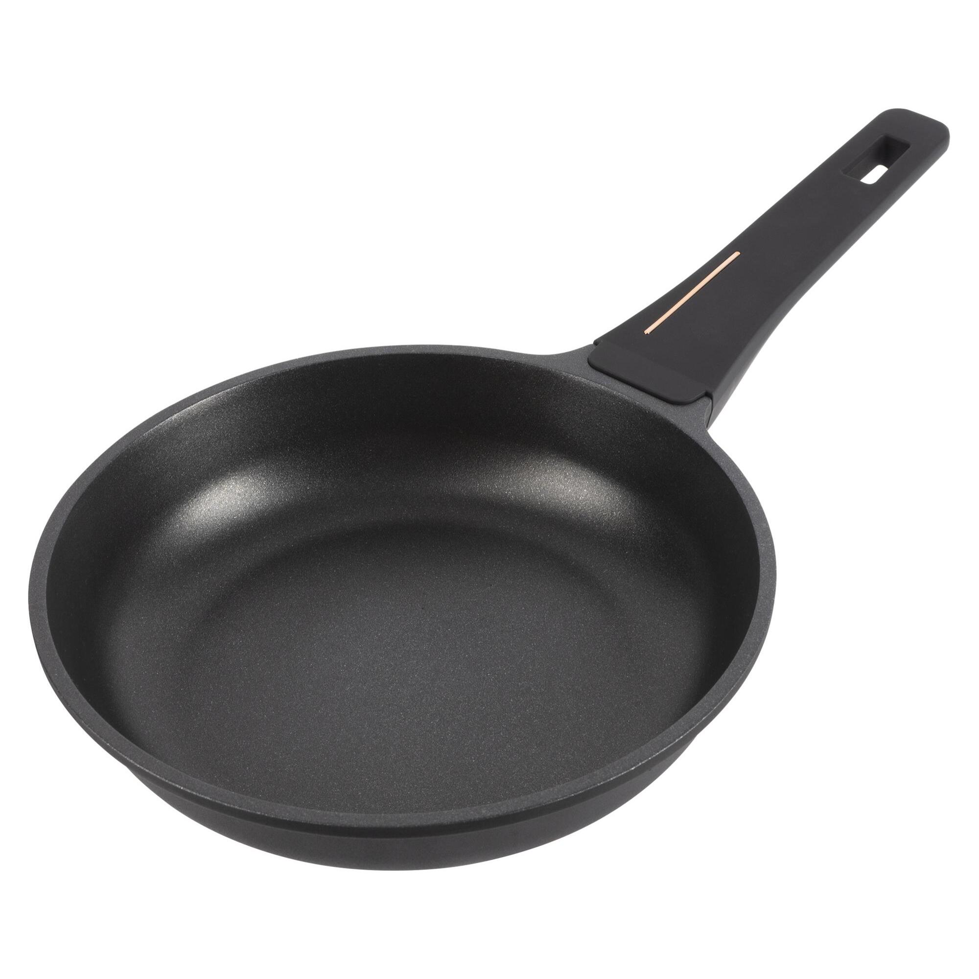 Juego de 2 sartenes ø24ø28cm en aluminio fundido con mango de baquelita