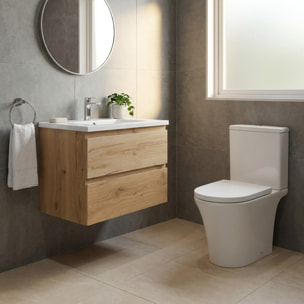 WC à poser sans bride, avec abattant softclose - remplissage par le bas (SATBRE030RREXVP)