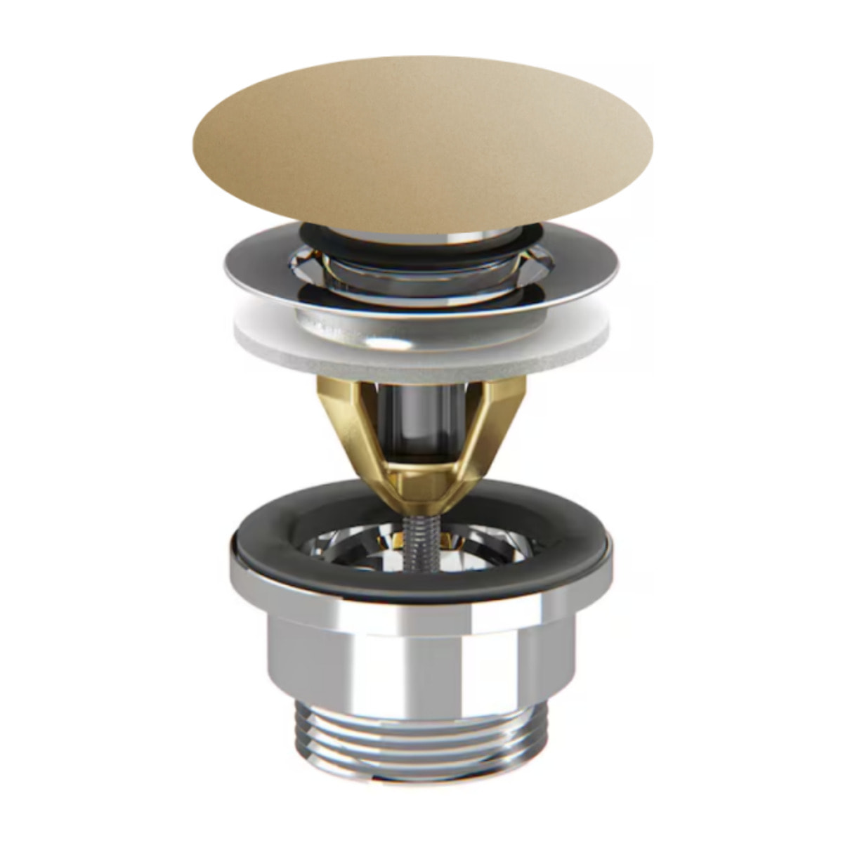 Bonde de vidage click laque satinée argile