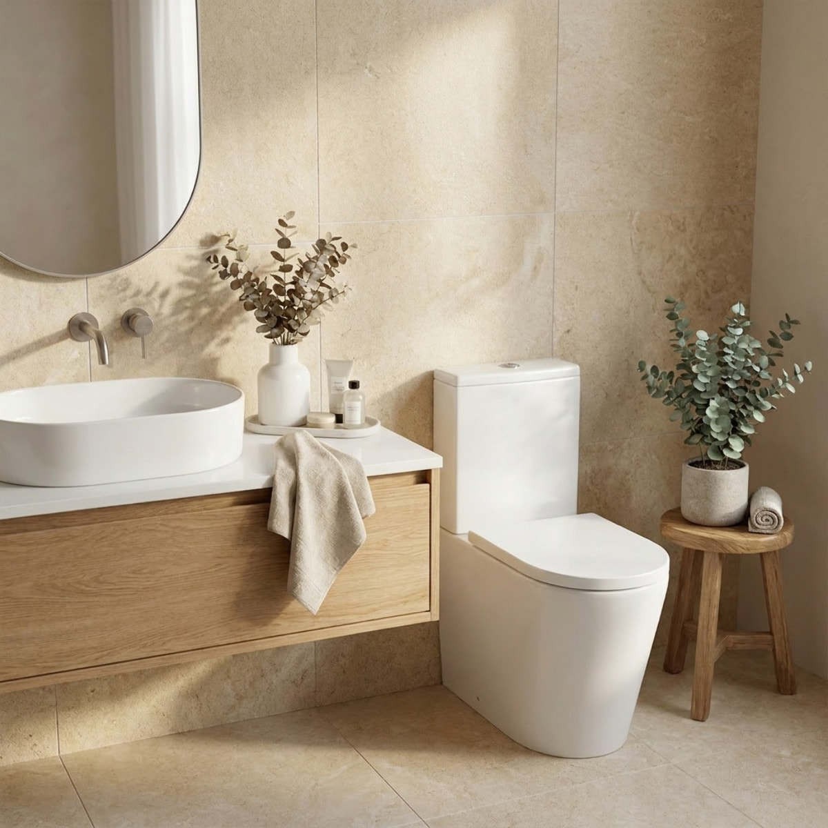 Brevis WC à poser sans bride + abattant softclose (SATBRE031RREXVPSN)
