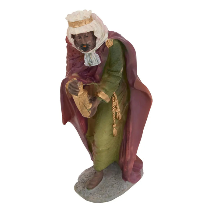 Santon pour crèche de Noël H.20cm résine assorti